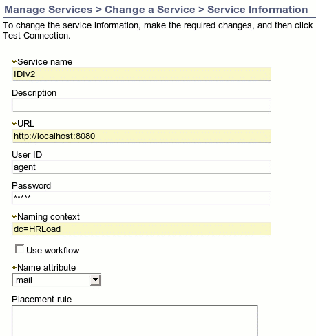 DSMLv2 Identity Feed Screenshot